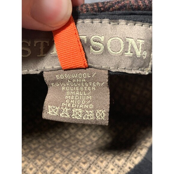Stetson Brown Herringbone Flat Cap - Picture 11 of 14